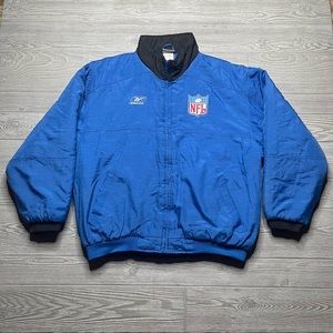 NFL Shield National Football League Reebok Zip Up Puffer Jacket